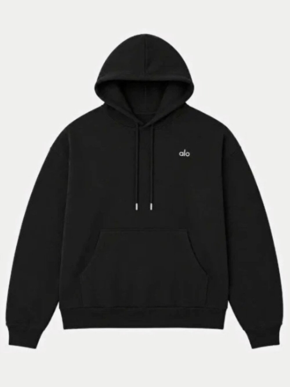 Alo Yoga Accolade Hoodie BLACK Pullover Sweatshirt - UNISEX